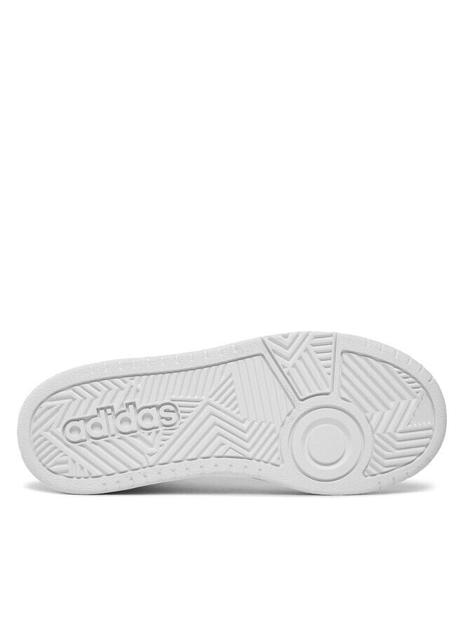 Кроссовки Hoops 3.0 Mid K adidas, белый — фото 4