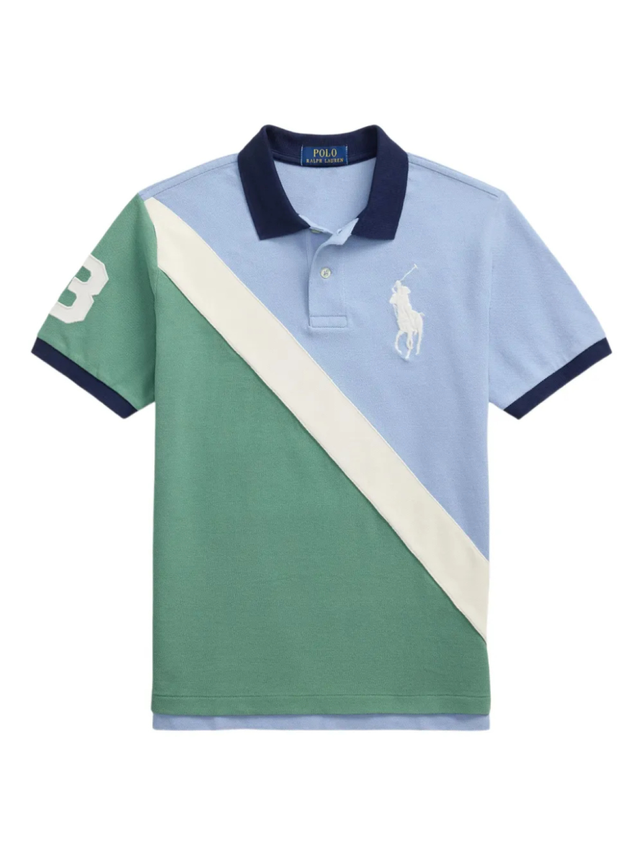 

POLO RALPH LAUREN KIDS рубашка поло с вышивкой Polo Pony, синий
