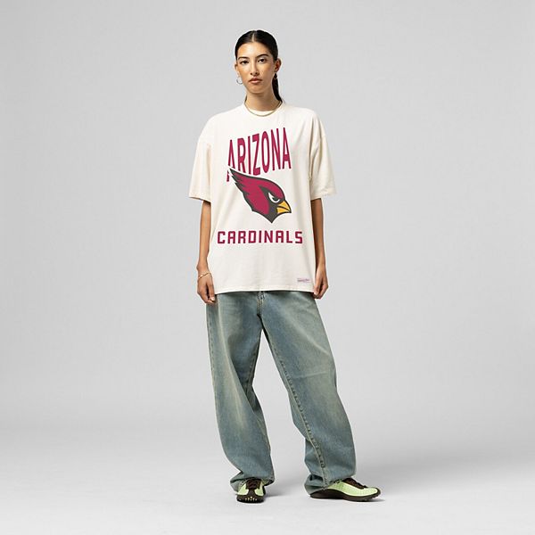 

Женская футболка boyfriend с логотипом arizona cardinals Mitchell & Ness