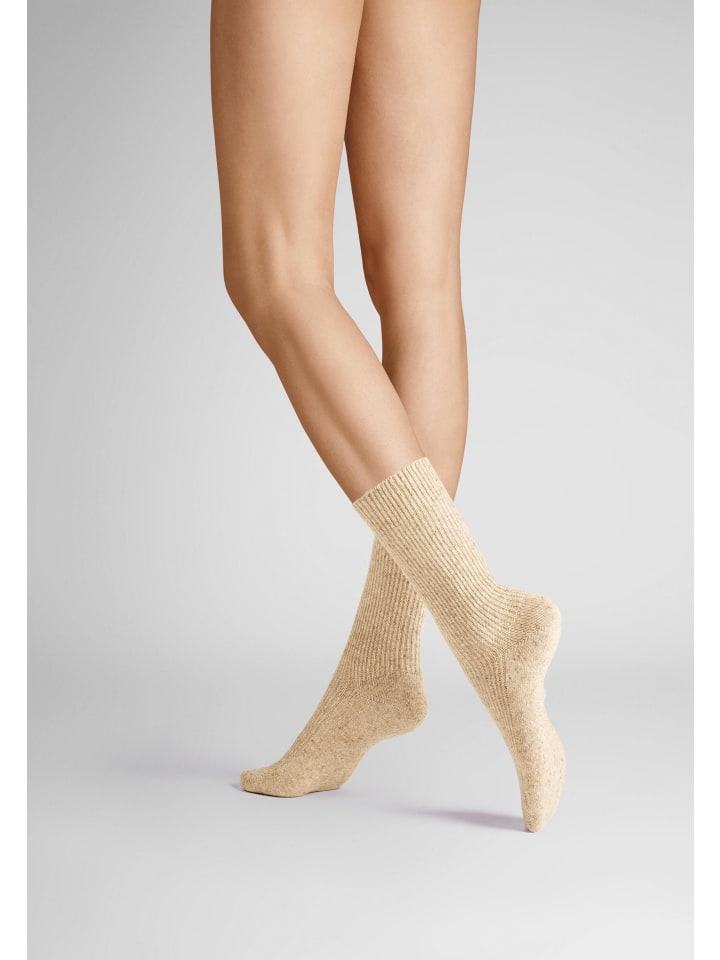 

Hudson Мягкие зимние носки в рубчик из бобрового меха