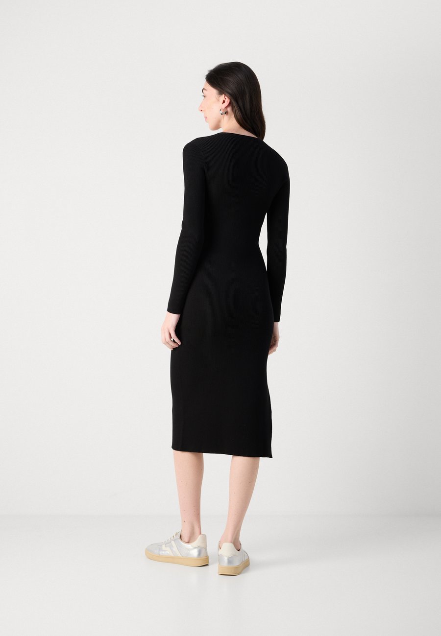 Платье Lacoste Shift dress, Черное — фото 4