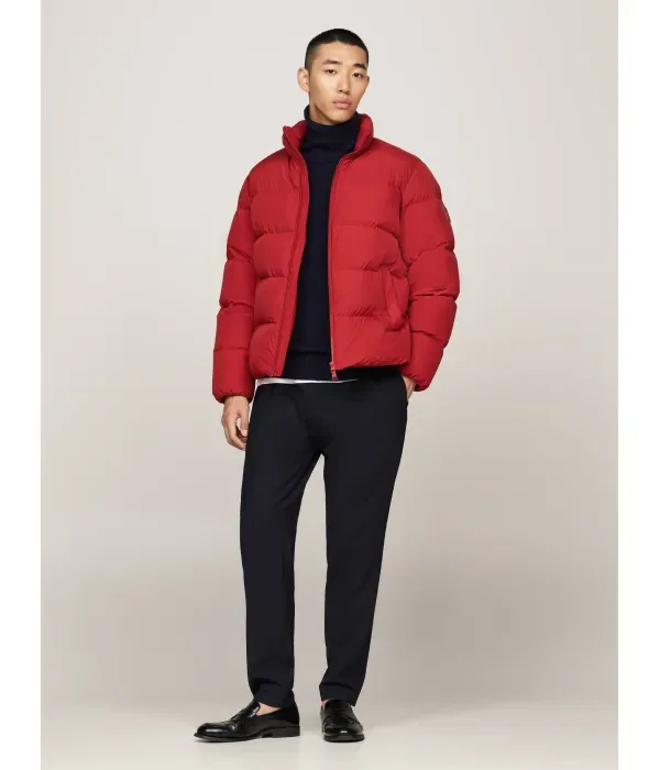 Пуховая куртка regular fit Tommy Hilfiger, красный — фото 2