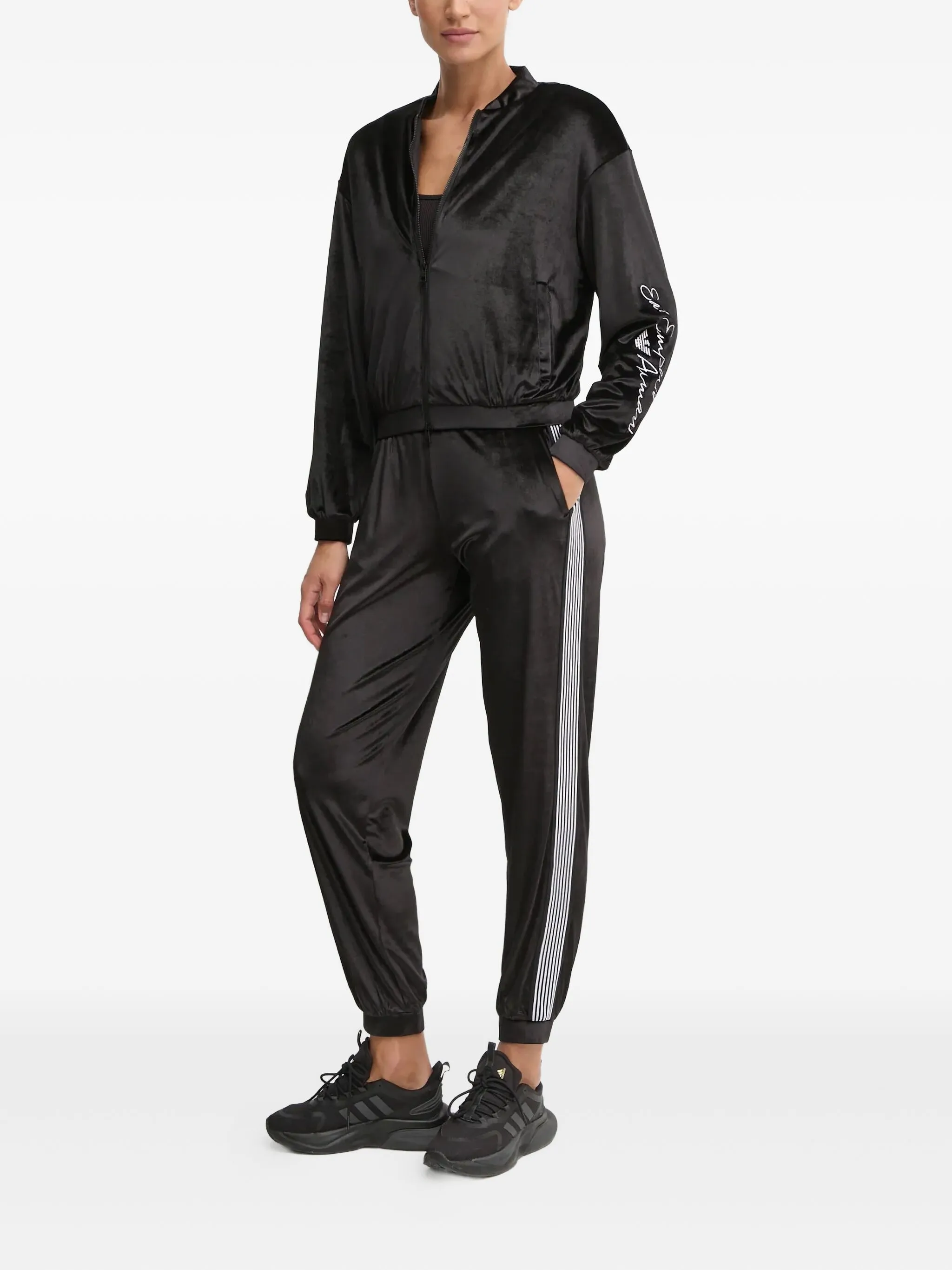 

Толстовка на молнии Ea7 Emporio Armani, черный