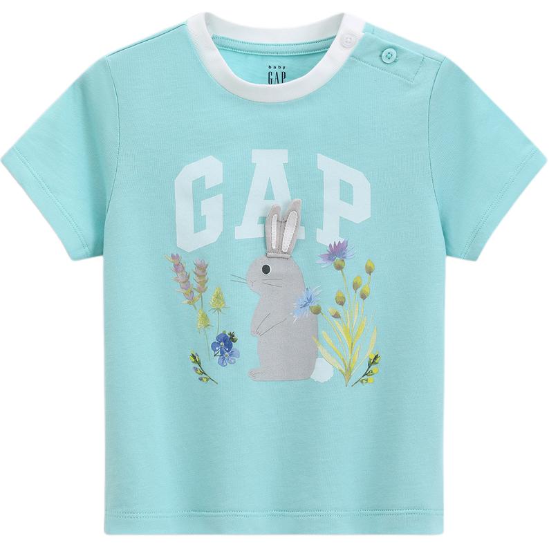 

GAP Футболка светло-зеленая для детей 3-7 лет