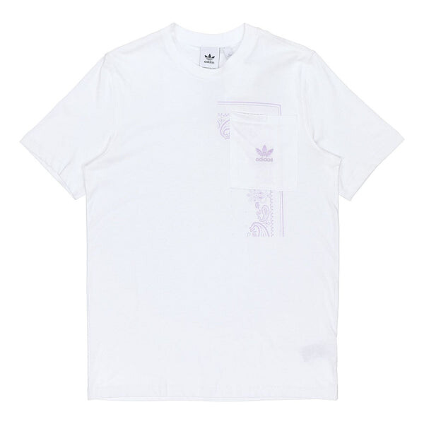 

Футболка originals cashew printing big pocket short sleeve white Adidas, белый