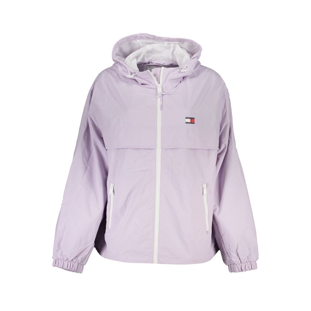 

Фиолетовая куртка из полиамида Tommy Hilfiger