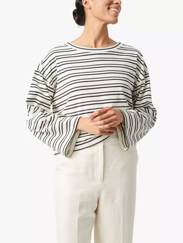 

Футболка Soaked In Luxury Neo Striped Boxy, черный