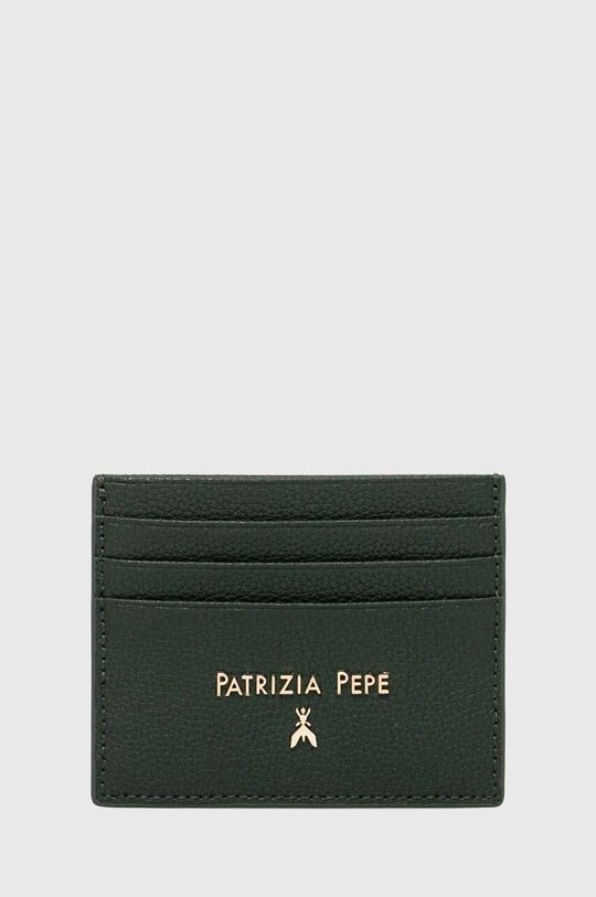 

Кожаный футляр для карт Patrizia Pepe, зеленый