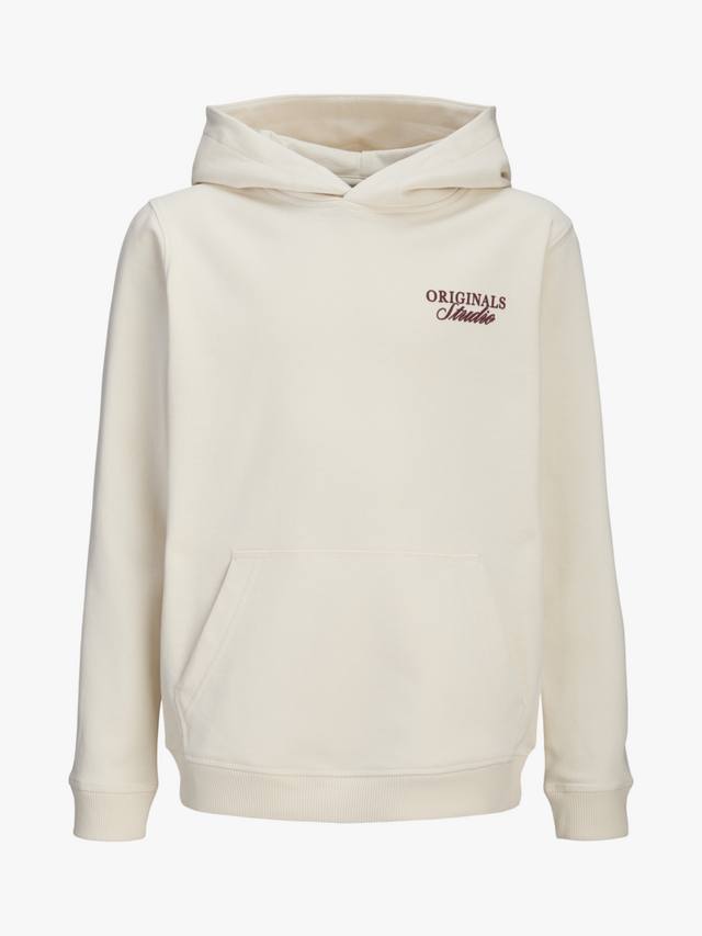 

Детский худи с капюшоном Typo Jack & Jones, Antique White