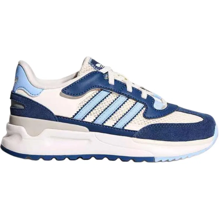 Кроссовки детские Lifestyle Low Top сине-белые для детей 3-7 лет Adidas Originals, Blue White — фото 3