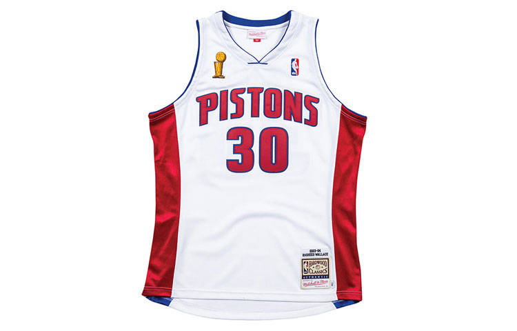 

Баскетбольная майка Mitchell & Ness «NBA Detroit Pistons 03 Rasheed Wallace» Mitchell Ness, белый