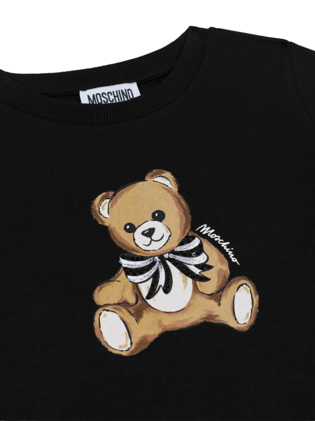 Moschino Kids футболка с вышивкой Teddy Bear — фото 3