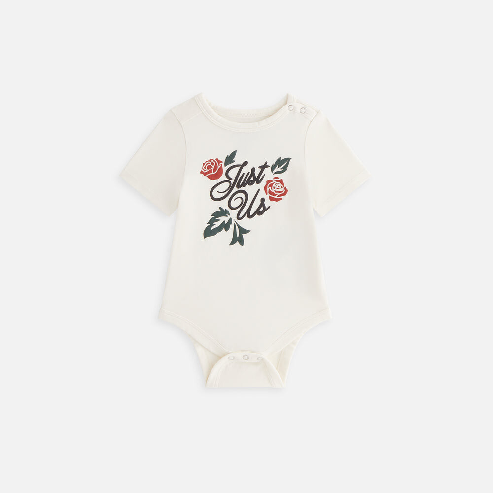 

Детское боди Kith Baby Just Us Graphic Bodysuit, цвет Silk