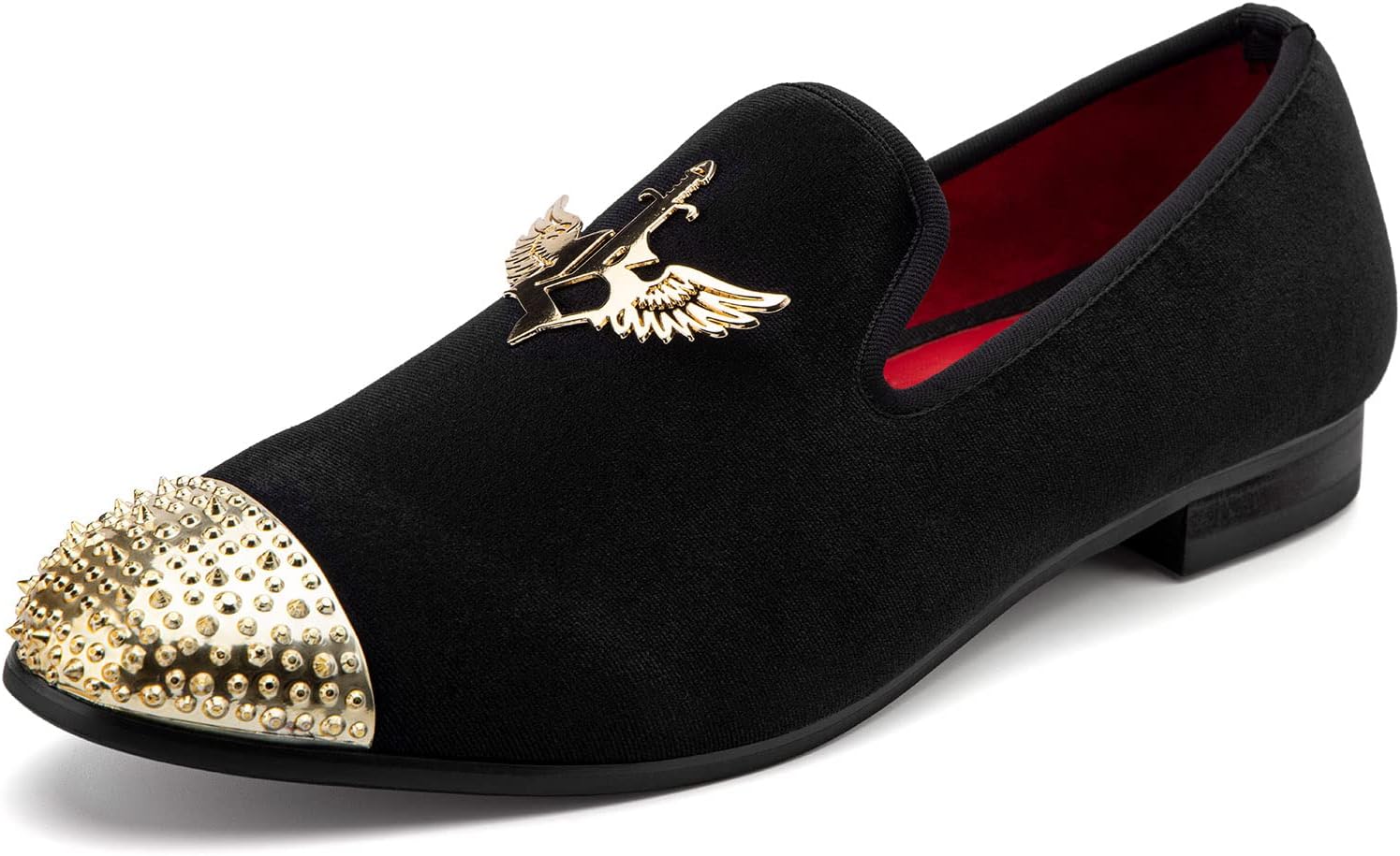 

Мужские туфли Meijiana - черные бархатные лоферы с металлической пряжкой - модные повседневные деловые туфли для мужчин - удобная резиновая подошва