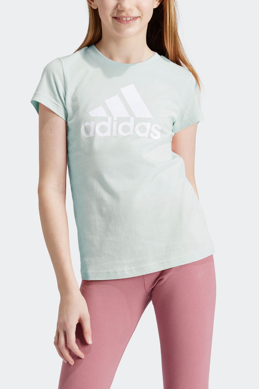 

Футболка Sportswear Essentials с большим логотипом Adidas, зеленый