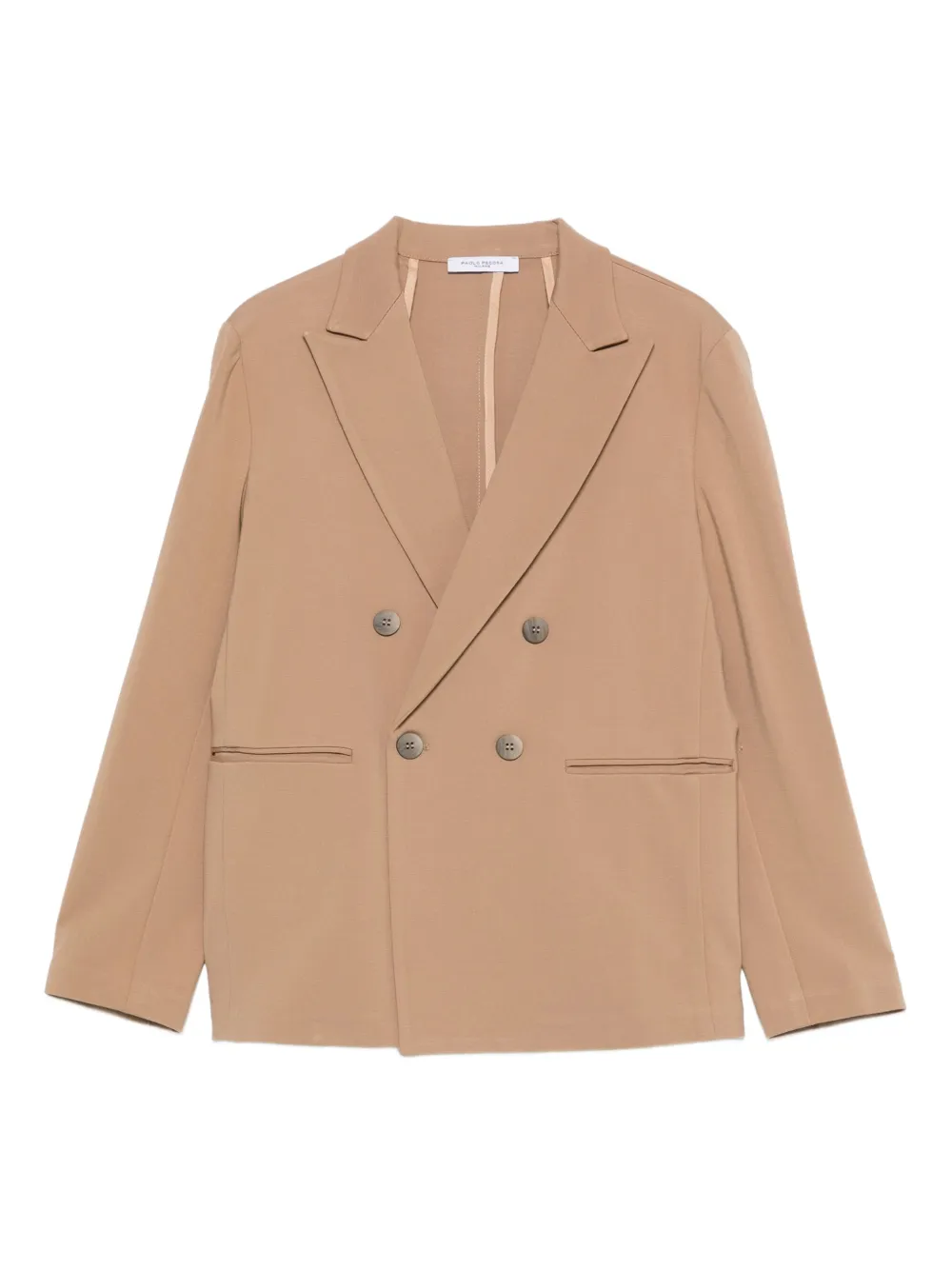 

Двубортный пиджак Paolo Pecora Kids, коричневый