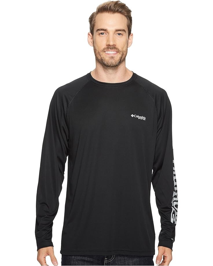 

Рубашка Columbia Terminal Tackle L/S, цвет Black/Cool Grey Logo
