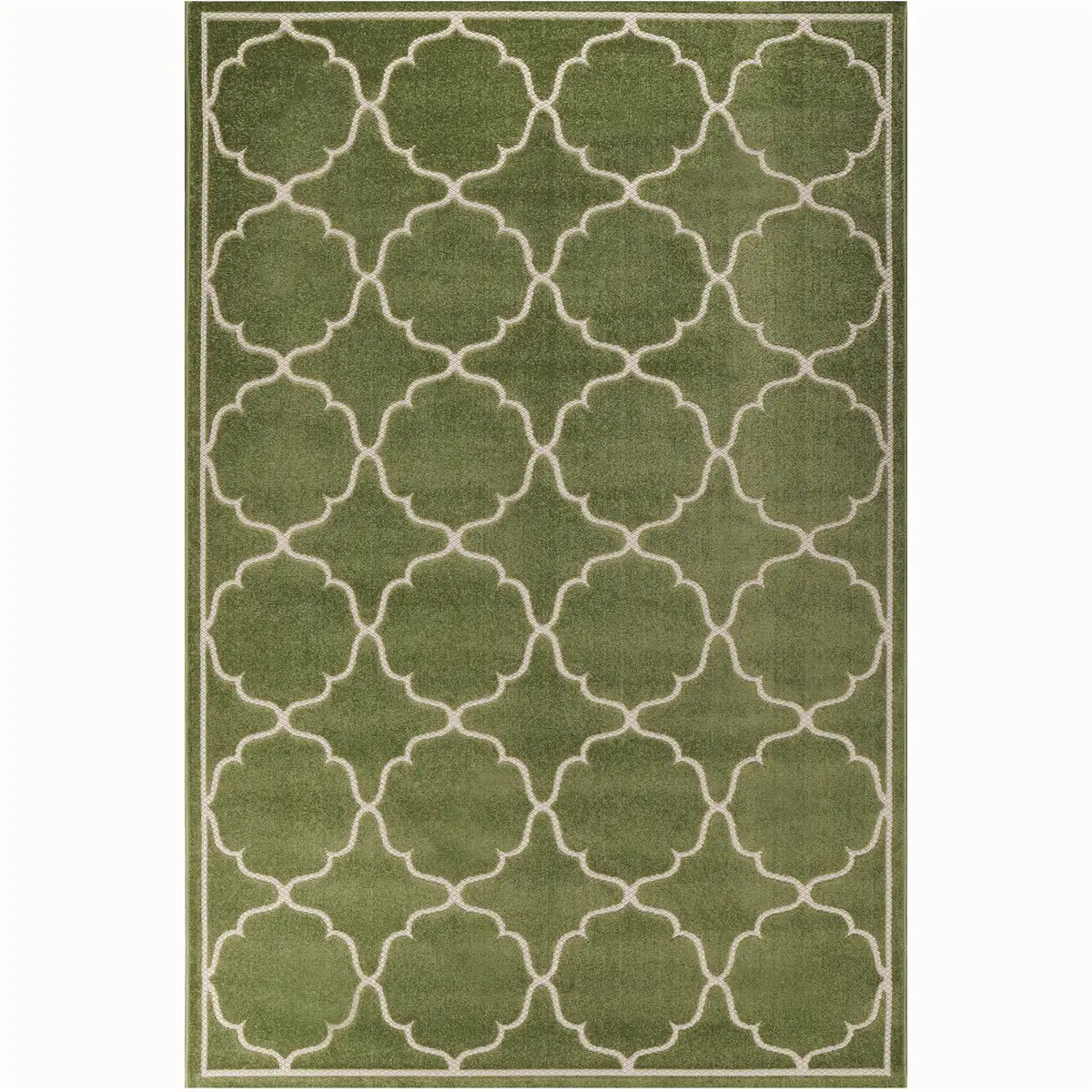 

Ковер Sanat "Berlin", прямоугольный, подходит для использования внутри и снаружи помещений, прочный и простой в уходе 60х110 см, зеленый