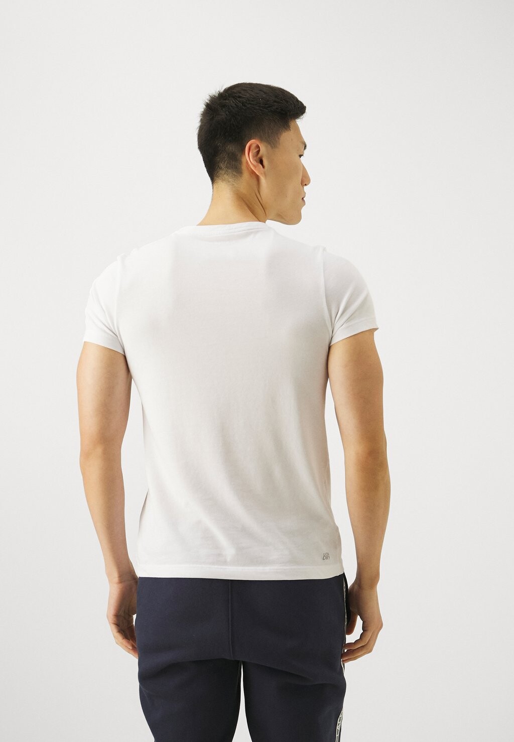 Футболка с принтом Printed Sports T-Shirt Lacoste, цвет white/black — фото 3