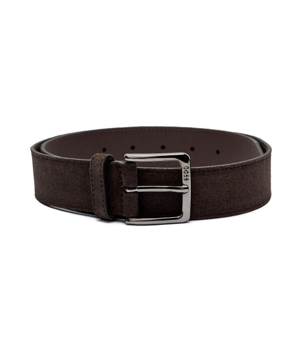 

Ремень мужской Boss из натуральной кожи, коричневый