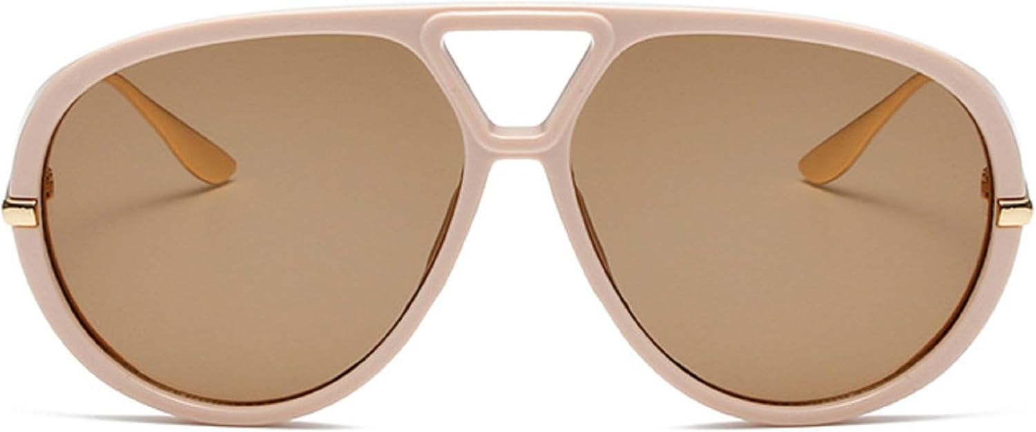 

Модные солнцезащитные очки-пилот большого размера для женщин и мужчин, круглые солнцезащитные очки в винтажном стиле с большой оправой, солнцезащитные очки-щитки для мужчин в стиле панк mincl, C8