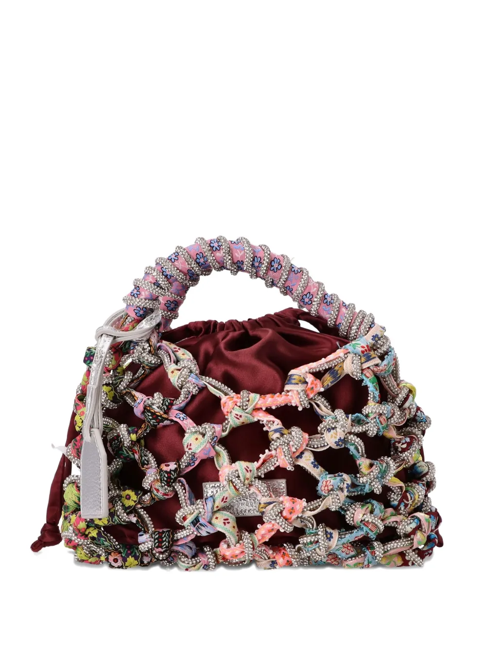 

Сумка-тоут с кристаллами Kurt Geiger London, розовый