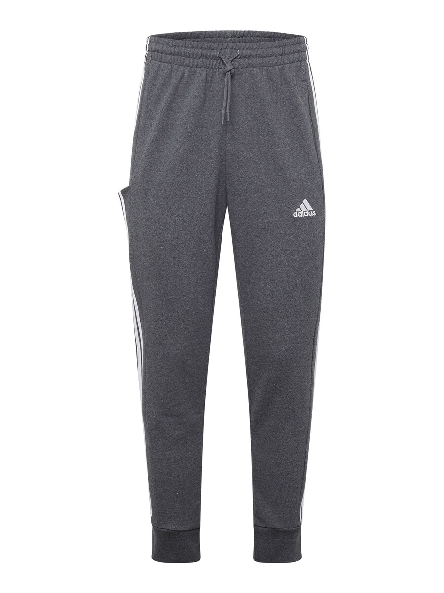 

Зауженные спортивные брюки ADIDAS SPORTSWEAR Essentials, пятнистый серый