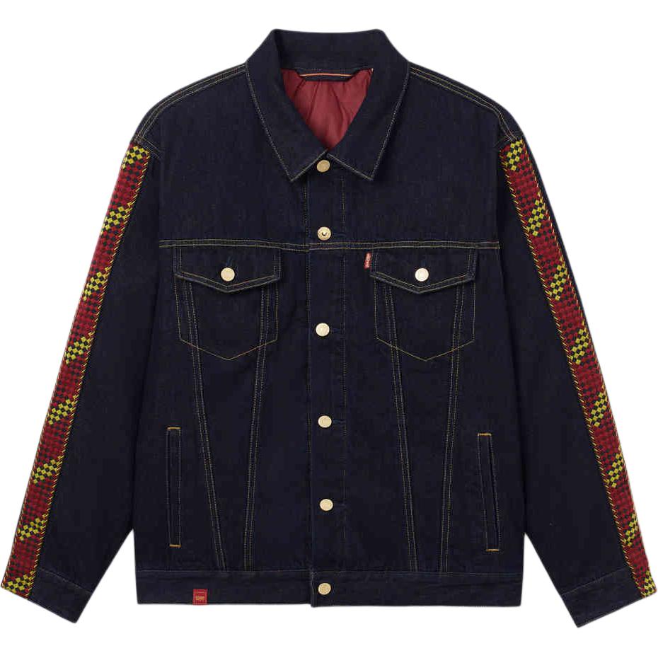 

Levis Джинсовая куртка Levi's мужская в джинсовом синем цвете, Denim Blue