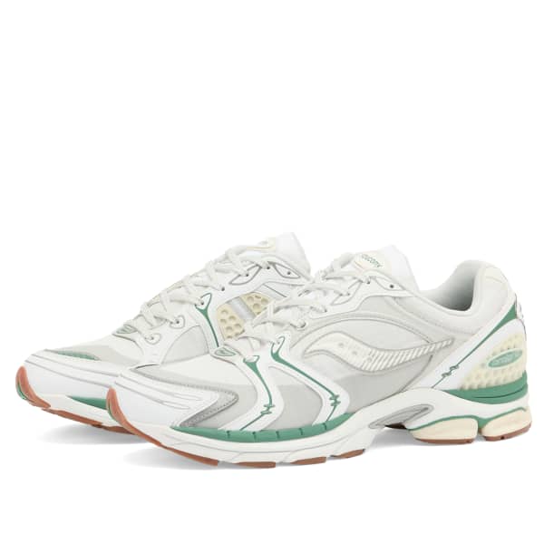 Проугрид Триумф 4 кроссовки Saucony, светло-бежевый и зеленый — фото 2