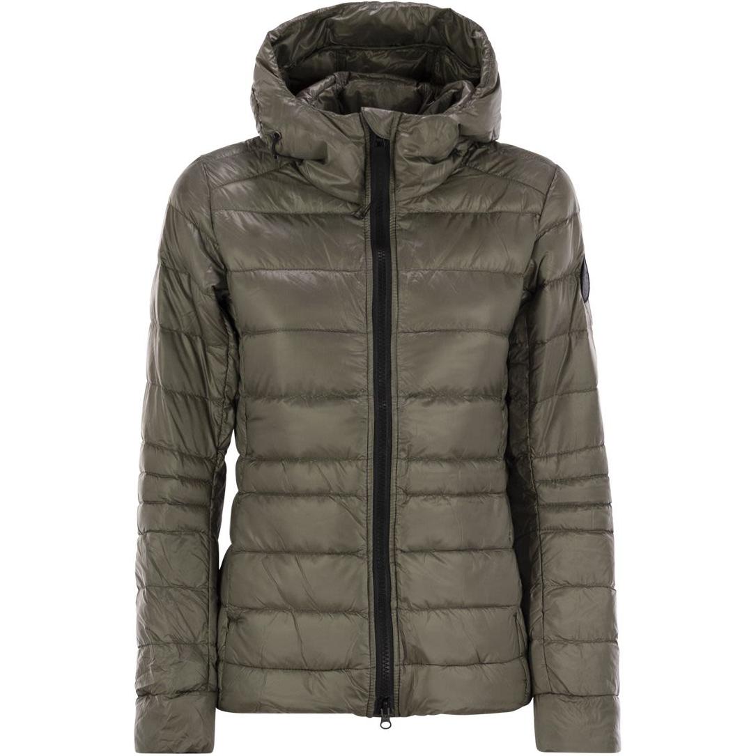 Кипарисовая утеплённая куртка с капюшоном Canada Goose, зелёная — фото 2