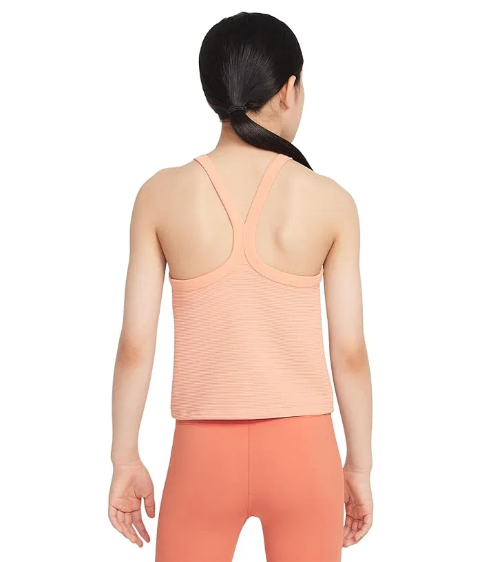 Майка Nike Kids High-Neck Tank Top, Apricot Agate/White — фото 2