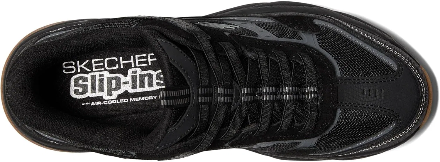 Мужские слипоны Skechers Vigor, Black — фото 2