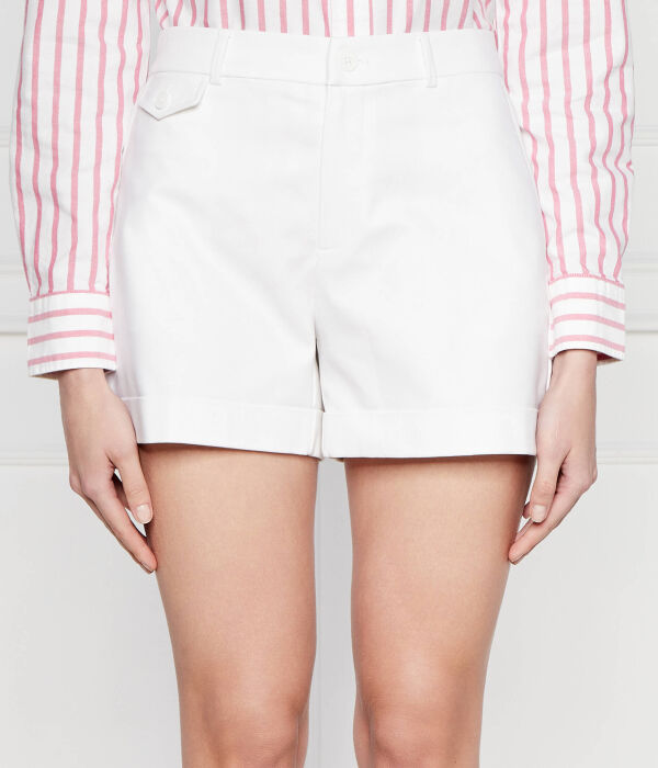 

Шорты yernalie Regular fit Lauren Ralph Lauren, белый
