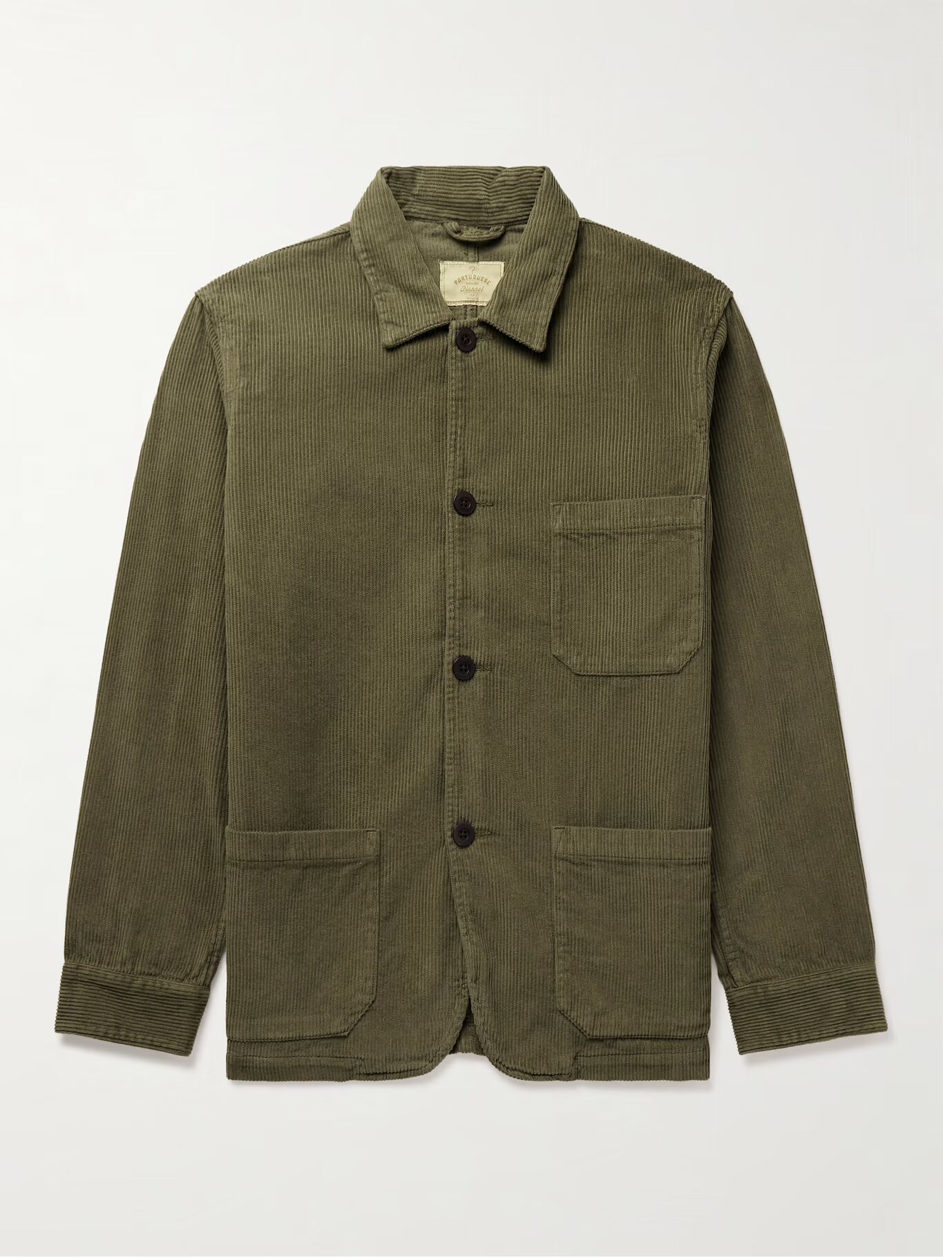 

Верхняя рубашка из хлопка и вельвета Labura PORTUGUESE FLANNEL, зеленый