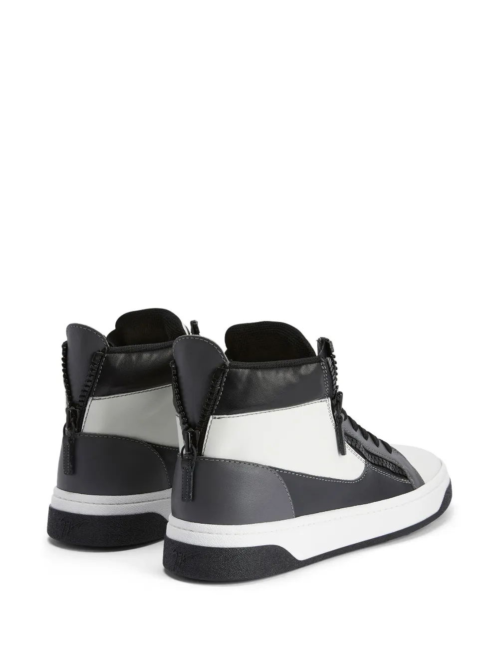Высокие кеды на шнуровке Giuseppe Zanotti, черный — фото 3