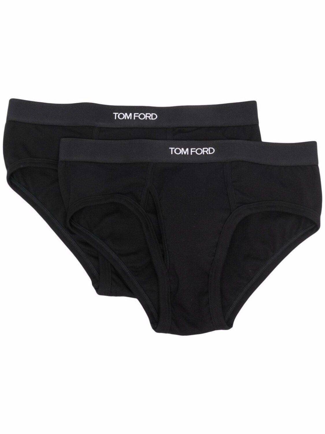 

TOM FORD комплект из двух трусов-брифов с логотипом, черный