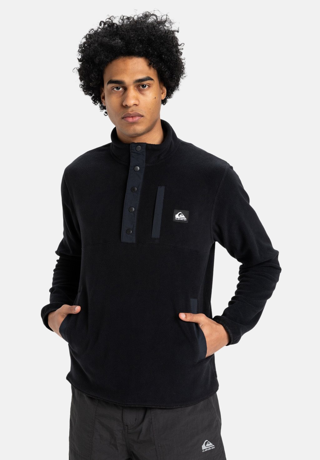 

Флисовый джемпер NO DESTINATION Quiksilver, антрацит