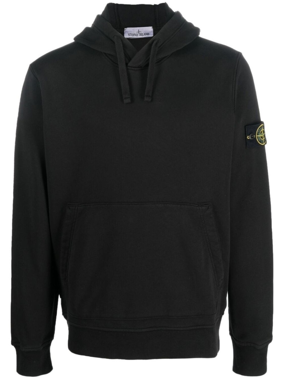 

Худи с кулиской и нашивкой Compass Stone Island, черный