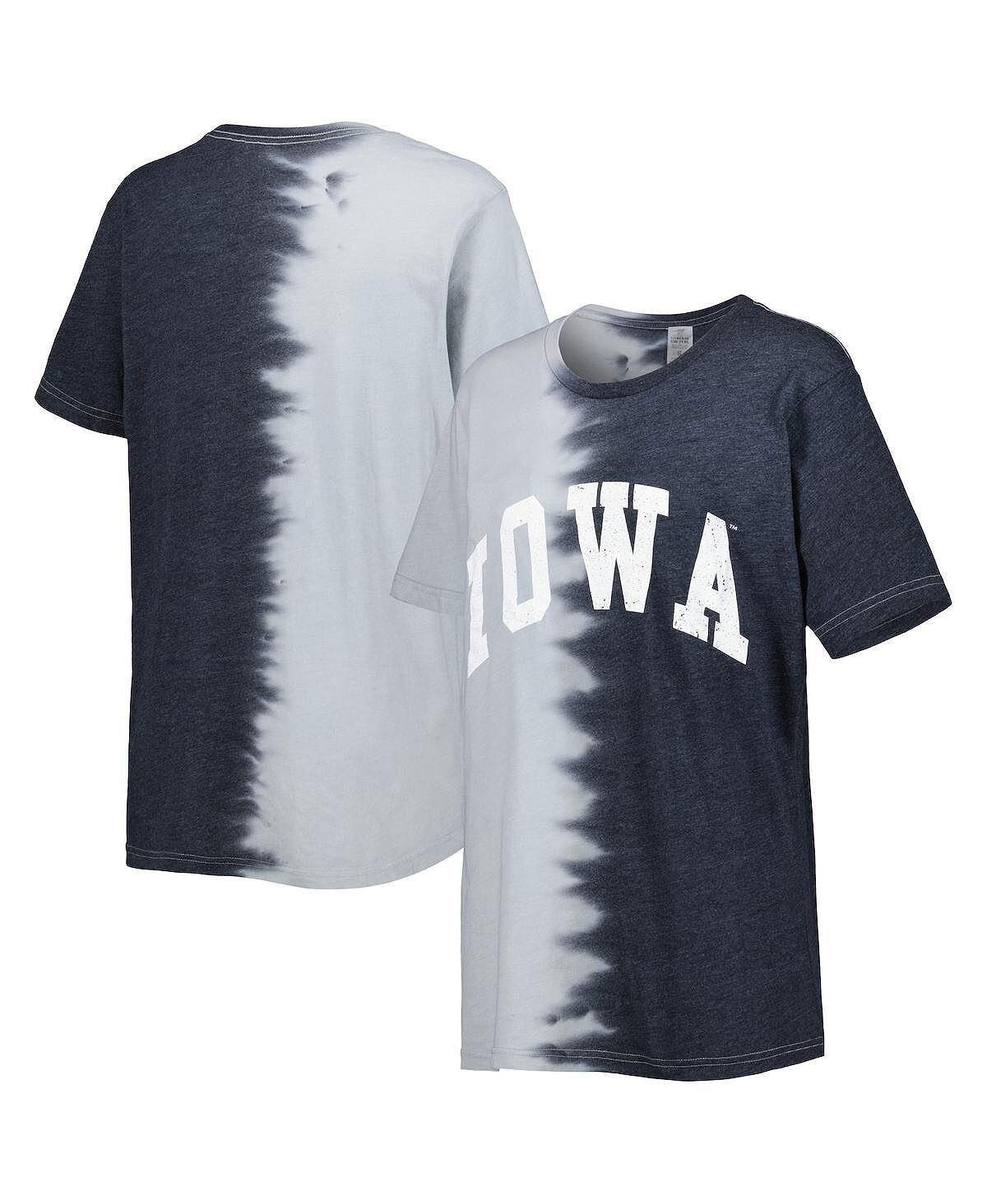 

Черная женская футболка Iowa Hawkeyes Find Your Groove с разделенным краем Gameday Couture, черный