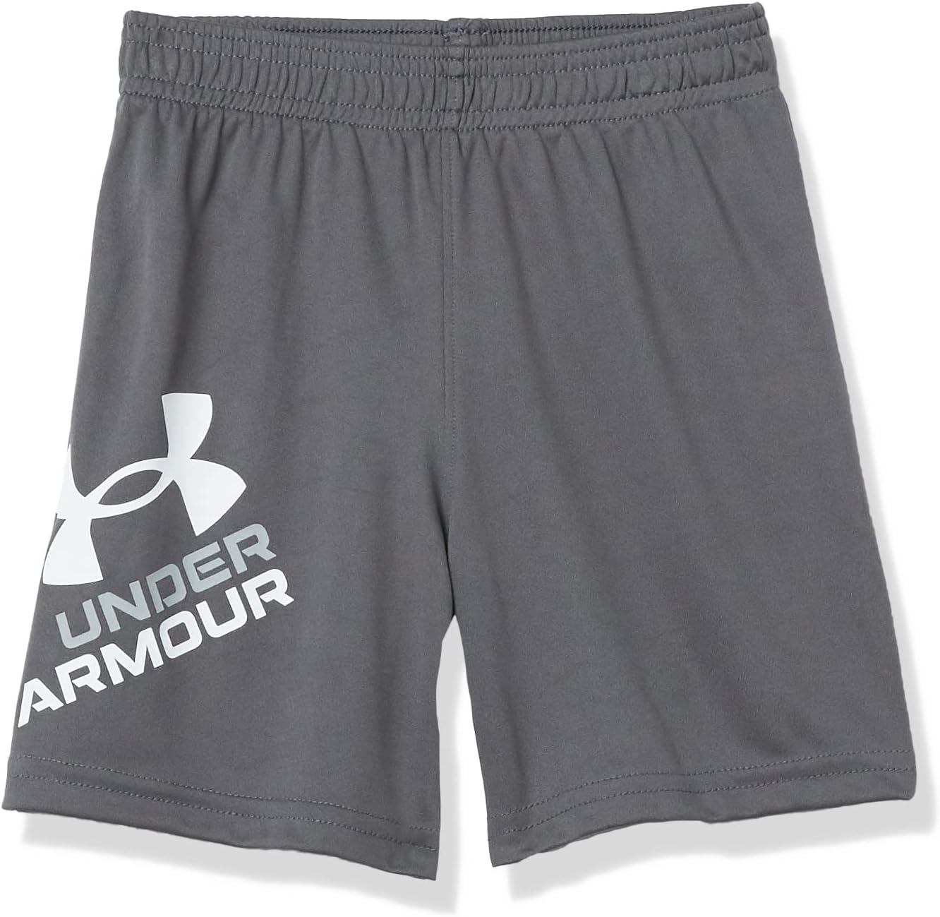 

Короткие шорты Under Armour Boys Prototype, эластичный пояс, мягкие и удобные, Pitch Gray S21