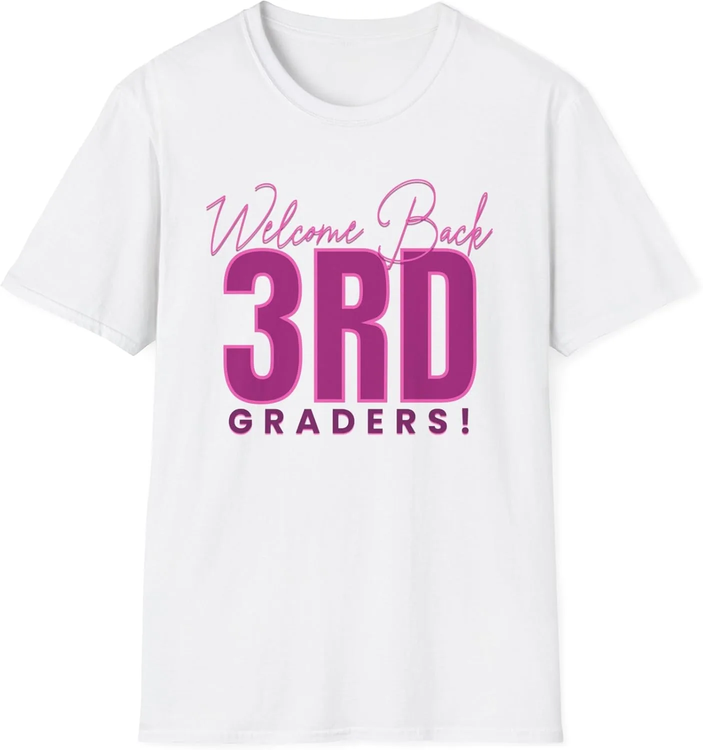 Футболка для учителя третьего класса Welcome Back 3rd Graders, школьная одежда для педагога, классная футболка для преподавателя GENERIC, белый