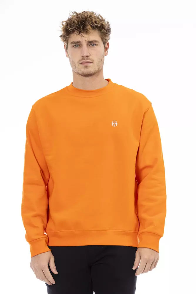 

Оранжевый хлопковый мужской свитер Sergio Tacchini