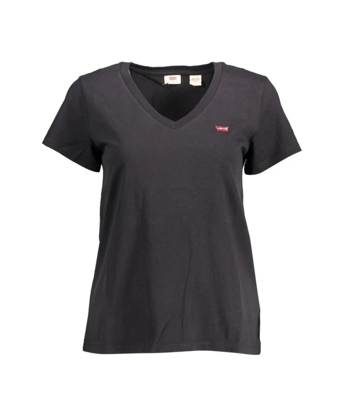 

Черная хлопковая женская блузка Levi'S, черный