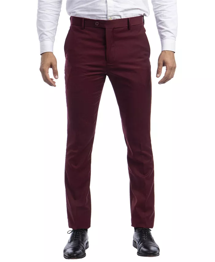 

Мужские эластичные брюки Performance Stretch Dress Pants Sean Alexander, красный
