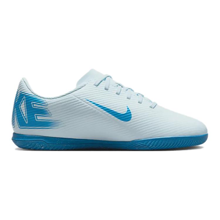 Nike Mercurial Vapor 16 Club Противоскользящие Износостойкие Низкие Детские Футбольные Бутсы Синий Подростковые, Ледниково-Синий/Трек Синий — фото 2