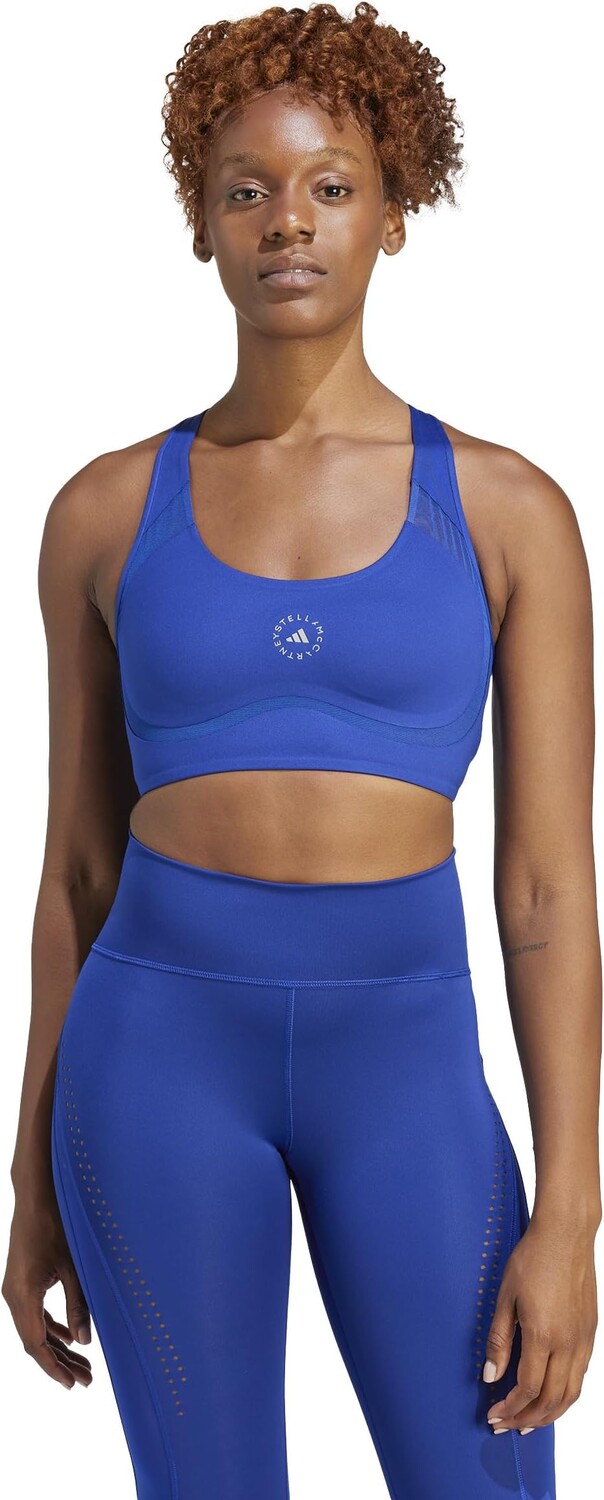 

Бюстгальтер adidas by Stella McCartney Truepurpose Power Impact Training Bra IB5521, цвет Mystery Ink
