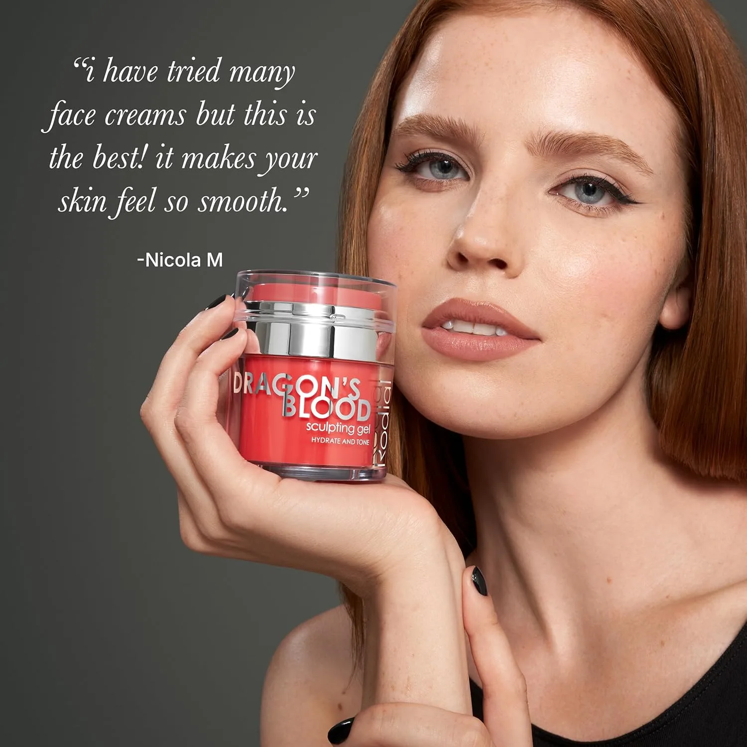 Rodial Dragon's Blood Sculpting Gel 50 мл - омолаживающий, ультраувлажняющий крем-гель для лица с тройным коллагеном для упругой, подтянутой и гладкой кожи — фото 4