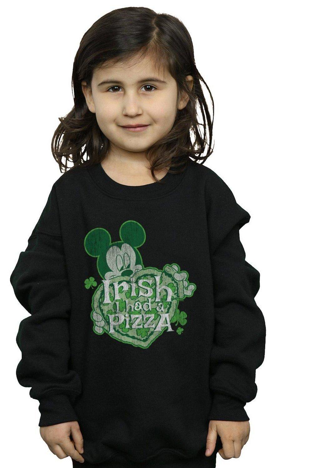 

Толстовка с Микки Маусом Shamrock Pizza Disney, черный