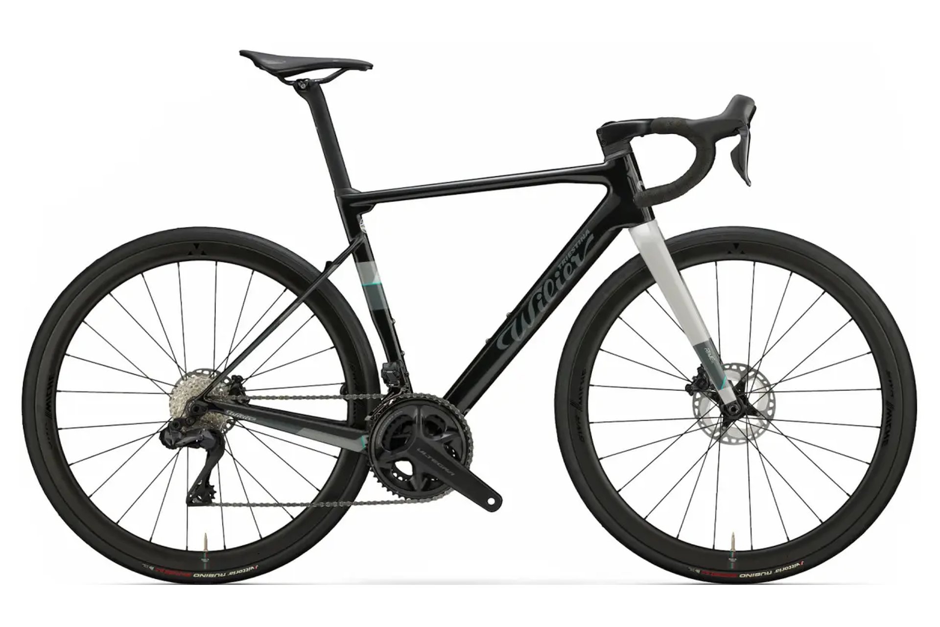 

Гравийный велосипед Wilier Rave sl - 105 di2 - ndr38 - 28 дюймов - diamant, schwarz | v5 - black, silver; glossy