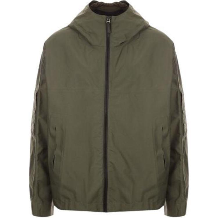 

Givenchy Логотип с тиснением на молнии худи, Green